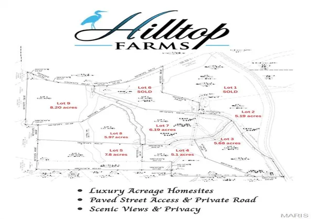 Photo 4 of Land for sale at Lot 8 Hilltop Farms, Wentzville, MO 63385 | MLS# MIS26047595 | Listing updated on 2026-09-04