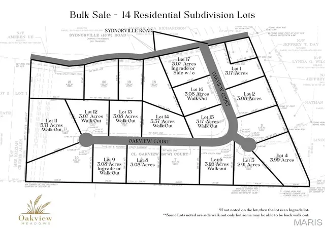 Photo 3 of Land for sale at 0 Oakview Meadows, Troy, MO 63379 | MLS# MIS26048421 | Listing updated on 2026-08-03