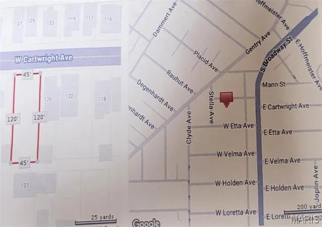 Photo 3 of Land for sale at 126 W Cartwright Ave, Saint Louis, MO 63125 | MLS# MIS26050534 | Listing updated on 2026-09-06