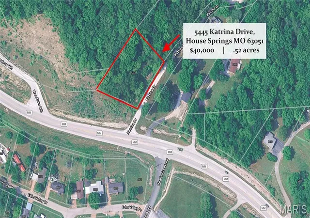 Photo 1 of Land for sale at 5445 Katrina Dr, House Springs, MO 63051 | MLS# MIS26053226 | Listing updated on 2026-08-18