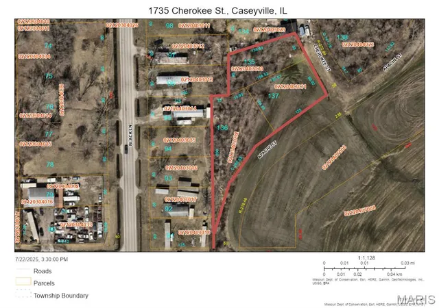 Photo 1 of Land for sale at 1735 Cherokee Ave, Caseyville, IL 62232 | MLS# MIS26053814 | Listing updated on 2026-08-20