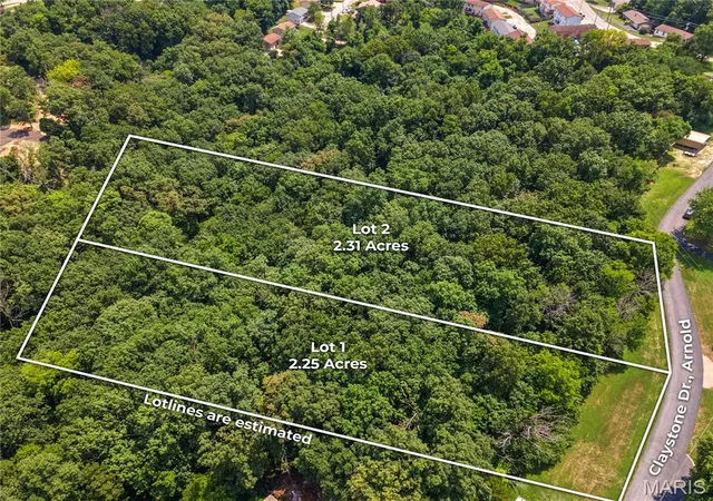 Photo 3 of Land for sale at 0 (Lot 2) Claystone Dr, Arnold, MO 63010 | MLS# MIS26053952 | Listing updated on 2026-08-20