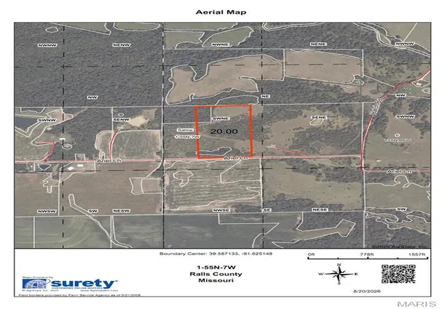 Photo 5 of Land for sale at 20 Ariel Ln, Monroe City, MO 63456 | MLS# MIS26054084 | Listing updated on 2026-08-21