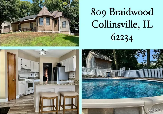 Single family home for sale at 809 Braidwood Ct, Collinsville, IL 62234 | MLS# MIS26055104