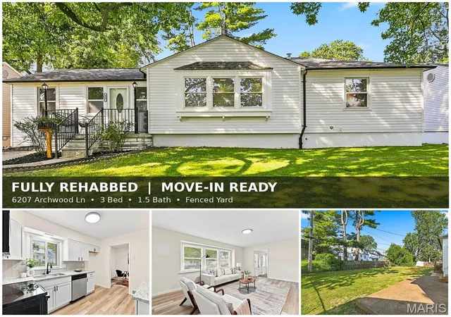 Single family home for sale at 6207 Archwood Ln, St Louis, MO 63123 | MLS# MIS26055486 | Listing updated on 2026-09-23