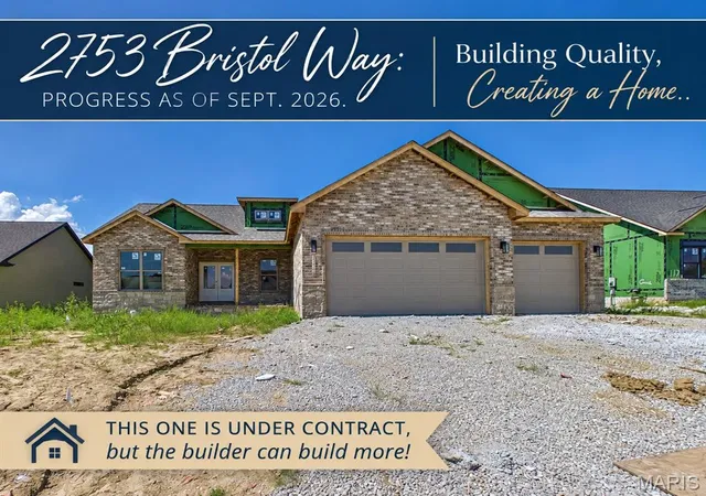 Photo 1 of Single family home for sale at 2753 Bristol Way, Glen Carbon, IL 62034 | MLS# MIS26057168 | Listing updated on 2026-09-05