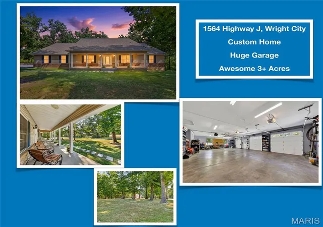Photo 1 of Single family home for sale at 1564 Hwy J, Wright City, MO 63390 | MLS# MIS26057286 | Listing updated on 2026-09-30