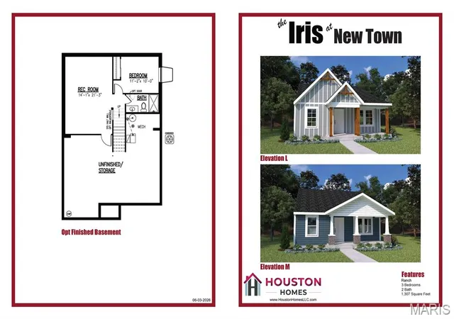 Photo 1 of Single family home for sale at 0 Tbb Iris (new Town), Saint Charles, MO 63301 | MLS# MIS26058177 | Listing updated on 2026-10-22