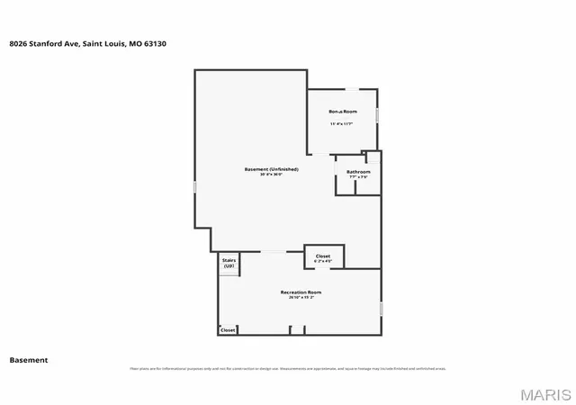 Photo 42 of Single family home for sale at 8026 Stanford Ave, Saint Louis, MO 63130 | MLS# MIS26059391 | Listing updated on 2026-10-08