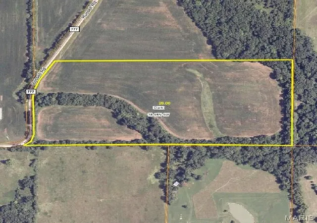 Photo 1 of Sale Pending at 0 Russell Rd (tract 6 26+/ Acres), Troy, MO 63379 | MLS# MIS26060033 | Listing updated on 2026-09-23
