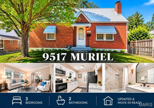 Photo 1 of Single family home for sale at 9517 Muriel Ave, Saint Louis, MO 63114 | MLS# MIS26060113 | Listing updated on 2026-10-21