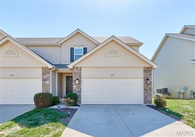 Townhouse for sale at 2151 Orchid Blossom Ct, Saint Peters, MO 63376 | MLS# MIS26060831
