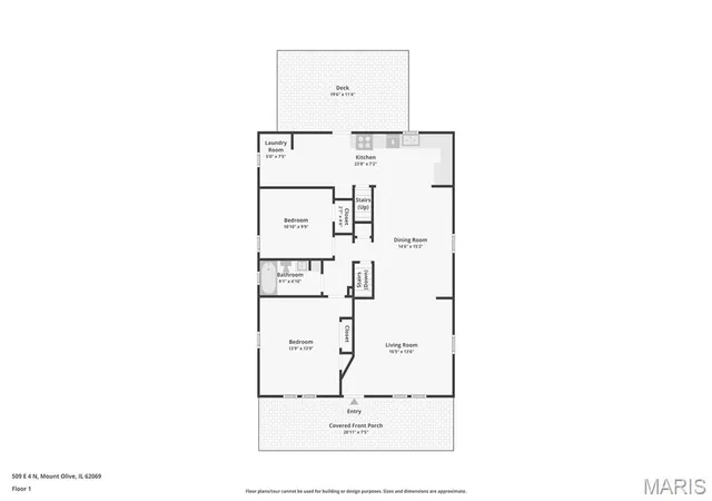 Photo 2 of Single family home for sale at 509 E 4th North St, Mount Olive, IL 62069 | MLS# MIS26061737 | Listing updated on 2026-10-08