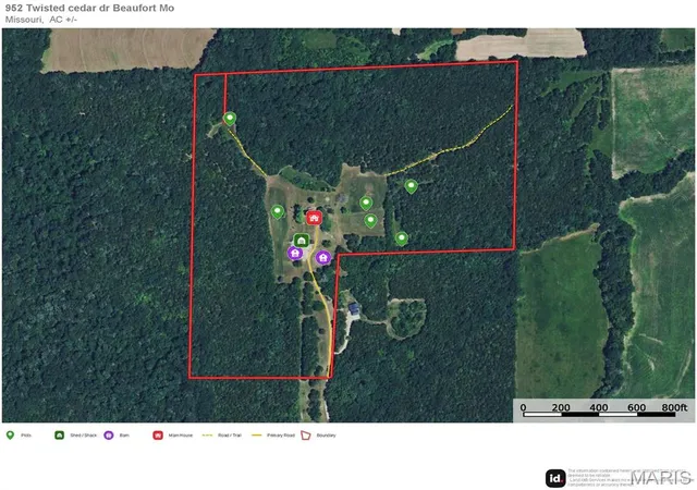 Photo 4 of House for sale at 952 Twisted Cedar Dr, Beaufort, MO 63013 | MLS# MIS26061792 | Listing updated on 2026-09-29