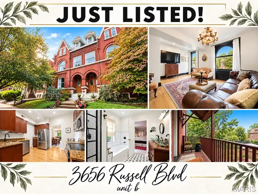 Listing Photo 1 - Condo for sale in 3656 Russell Blvd located at 3656 Russell Blvd, Saint Louis, MO 63110 - Unit 3656 Russell Blvd
