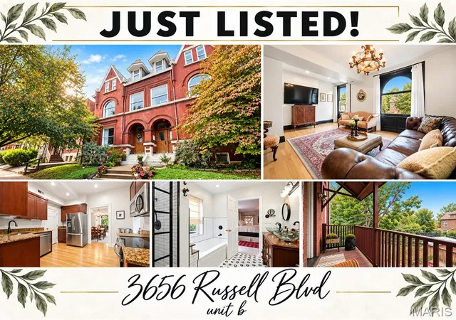 Photo 1 of Condo for sale at 3656 Russell Blvd #B, Saint Louis, MO 63110 | MLS# MIS26062981 | Listing updated on 2026-10-17