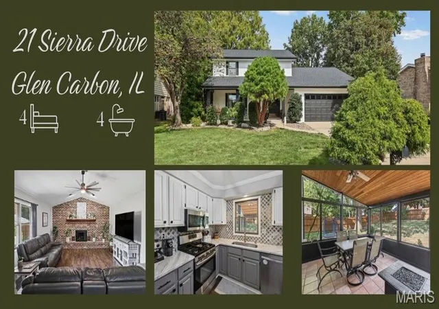 Single family home for sale at 21 Sierra Dr, Glen Carbon, IL 62034 | MLS# MIS26063230