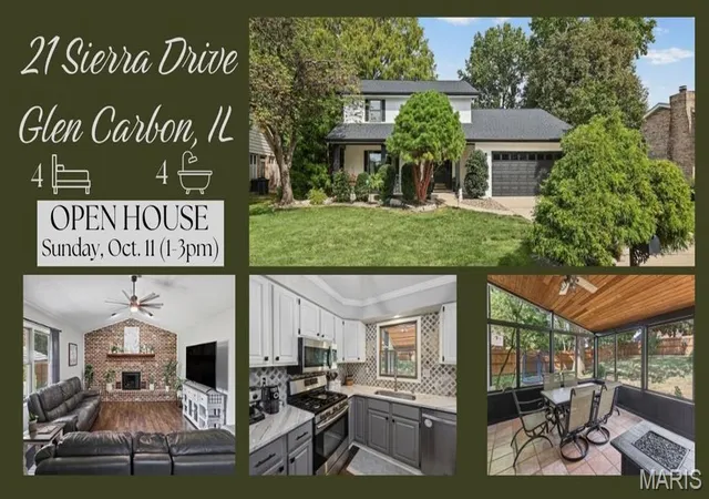 Single family home for sale at 21 Sierra Dr, Glen Carbon, IL 62034 | MLS# MIS26063230