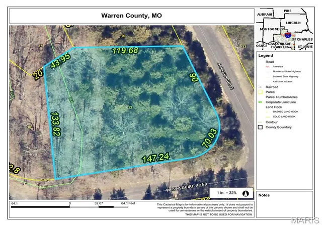 Land for sale at 2249a Jester Dr, Marthasville, MO 63357 | MLS# MIS26065312