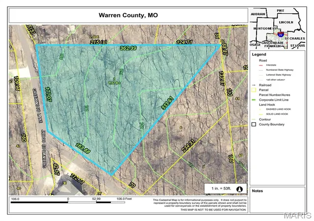 Land for sale at 497 Greenwood Ln, Marthasville, MO 63357 | MLS# MIS26065324
