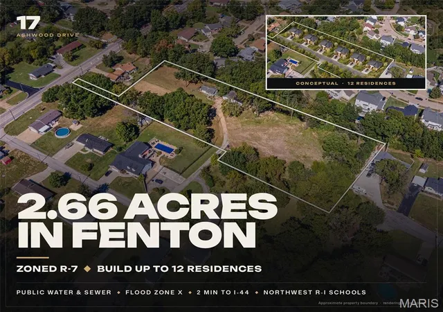 Photo 1 of Land for sale at 17 Ashwood Dr, Fenton, MO 63026 | MLS# MIS26065994 | Listing updated on 2026-10-14
