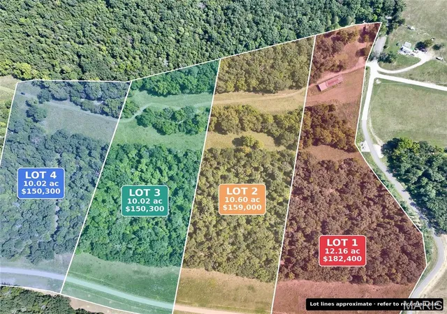 Photo 1 of Land for sale at Lot 1 Tanglefoot Farms, Unincorporated, MO 63028 | MLS# MIS26067571 | Listing updated on 2026-10-21