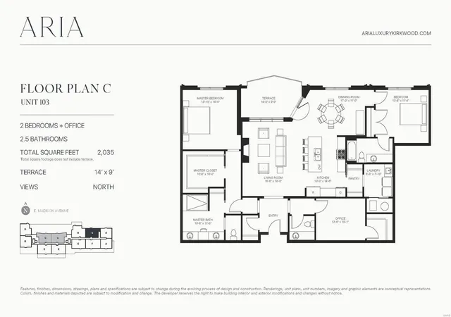 Photo 2 of Sale Pending at 132 E Monroe #C-103, St. Louis, MO 63122 | MLS# MIS24023900 | Listing updated on 2025-04-29