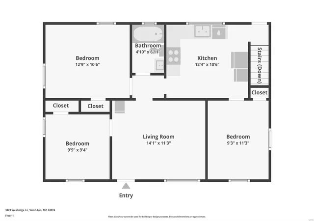 Photo 5 of Single Family Residence at 3423 Westridge Ln, Saint Ann, MO 63074 | MLS# MIS24076844 | | Sold on 2025-03-20