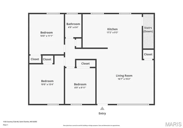 Photo 1 of Single Family Residence at 1125 Country Club Rd, Saint Charles, MO 63303 | MLS# MIS25010508 | | Sold on 2025-06-06