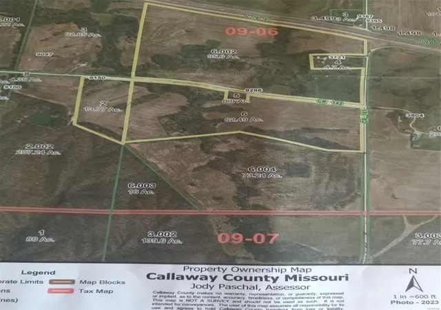 Photo 1 of Land for sale at 0 956+/ Acres Jade Rd, Williamsburg, MO 63388 | MLS# 24031764 | Listing updated on 2024-09-07