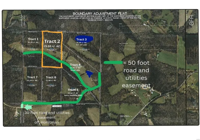 Photo 2 of Land for sale at 0 2053+/  Ac Tract #2 Horstman Rd, New Haven, MO 63068 | MLS# 25021333 | Listing updated on 2025-05-12