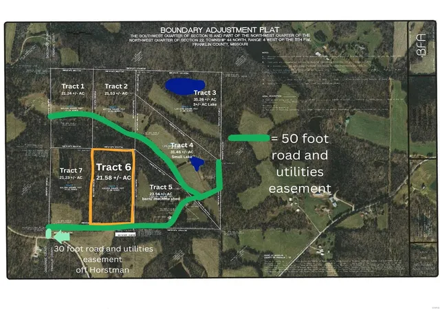 Photo 1 of Land for sale at 0 2158 Ac Tract #6 Horstman Rd, New Haven, MO 63068 | MLS# 25022266 | Listing updated on 2025-05-12