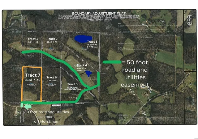 Photo 1 of Land for sale at 0 2123 Ac Tract #7 Horstman Rd, New Haven, MO 63068 | MLS# 25022334 | Listing updated on 2025-05-12