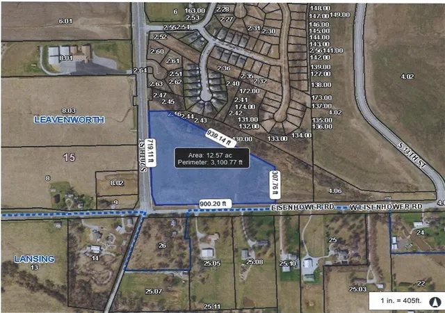 Photo 1 of Land for sale at 1964 Eisenhower Rd, Leavenworth, KS 66048 | MLS# 2374129 | Listing updated on 2026-07-06