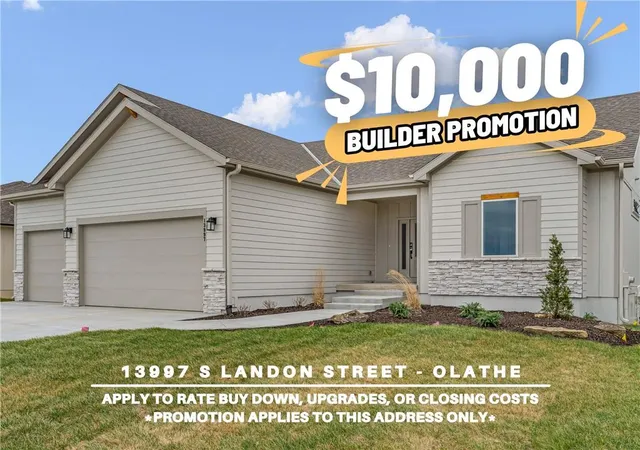 Single family home for sale at 13997 S Landon St, Olathe, KS 66061 | MLS# 2595167