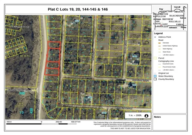 Homes for sale in Odessa, MO | Plat C Lot 19 20&144 146 Bluebird Rd, Odessa, MO 64076 | MLS# 2616889