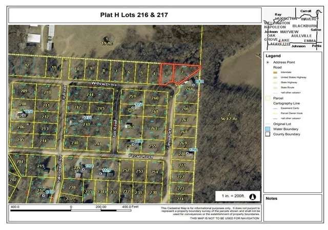Homes for sale in Odessa, MO | Plat H Lot 216&217 Willow Dr, Odessa, MO 64076 | MLS# 2619537