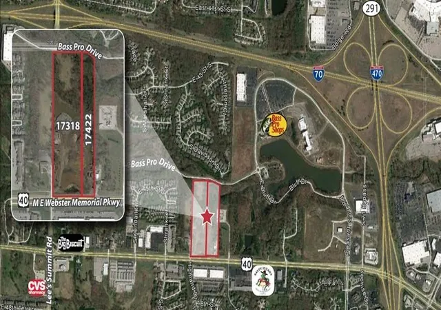 Photo 1 of Land for sale at 17318 East Hwy 40, Independence, MO 64055 | MLS# 2625739 | Listing updated on 2026-06-11