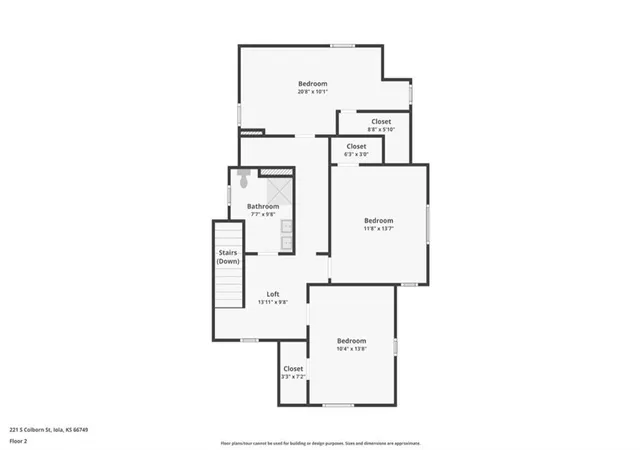 Homes for sale in Iola, KS | 221 S Colborn St, Iola, KS 66749 | MLS# 2626905