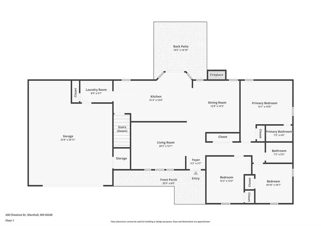 37th image of 430 Chest Nut St, Marshall, MO 65340 | MLS# 2627314