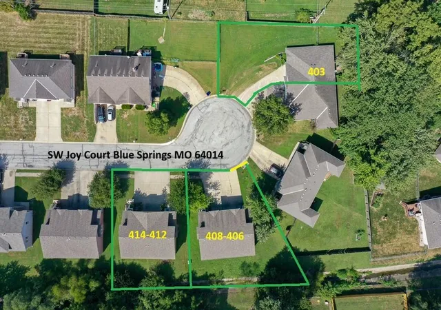 Photo 2 of Multi family home for sale at 403,406&408,412&414 Sw Joy Ct, Blue Springs, MO 64014 | MLS# 2641622 | Listing updated on 2026-10-06