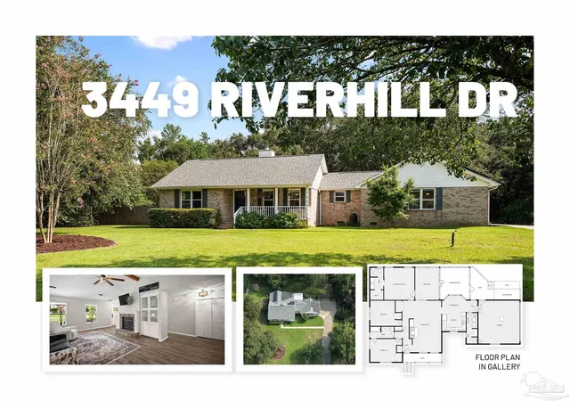Photo 1 of Single family home for sale at 3449 Riverhill Dr, Pace, FL 32571 | MLS# 688209 | Listing updated on 2026-08-28
