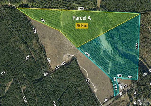 Photo 1 of Land for sale at 9318 Indian Frd Rd #Parcel A 22+/-, Milton, FL 32570 | MLS# 673355 | Listing updated on 2026-09-26