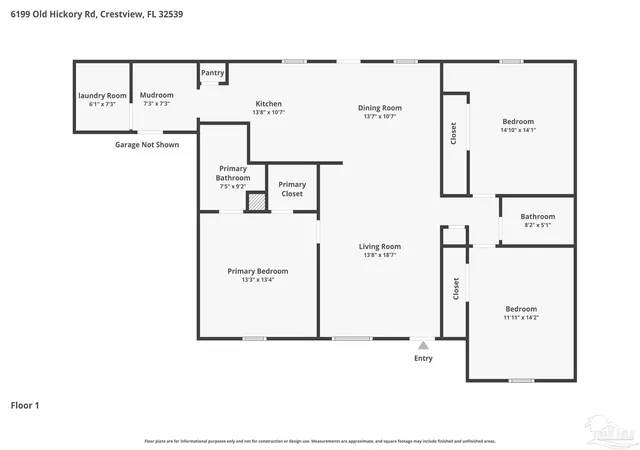 Homes for sale in Crestview, FL | 6199 Old Hickory Rd, Crestview, FL 32539 | MLS# 683626