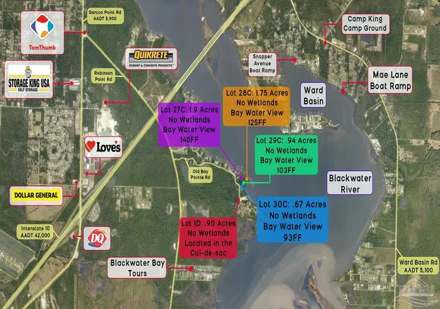 Photo 4 of Land for sale at 28C Old Bay Pointe Rd, Milton, FL 32583 | MLS# 603574 | Listing updated on 2026-02-04