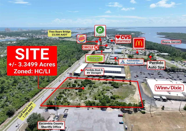 Photo 3 of Land for sale at 0000 Gulf Beach Hwy, Pensacola, FL 32507 | MLS# 648880 | Listing updated on 2026-07-06
