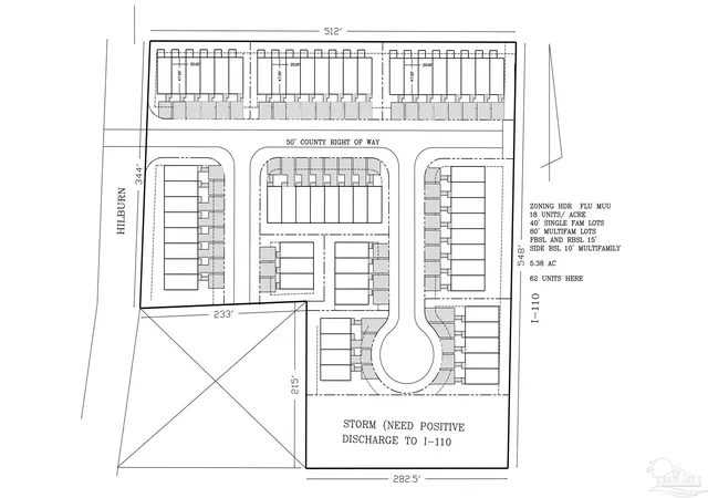 Photo 2 of Land for sale at 6040 Hilburn Rd, Pensacola, FL 32504 | MLS# 684976 | Listing updated on 2026-08-17