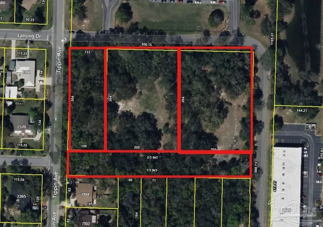 Photo 1 of Land for sale at 7106 Tippin Ave, Pensacola, FL 32504 | MLS# 663466 | Listing updated on 2026-07-28