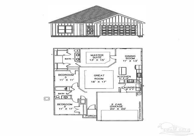 Photo 2 of Single family home for sale at 9724 Angel Oak Dr, Pensacola, FL 32526 | MLS# 680045 | Listing updated on 2026-09-10