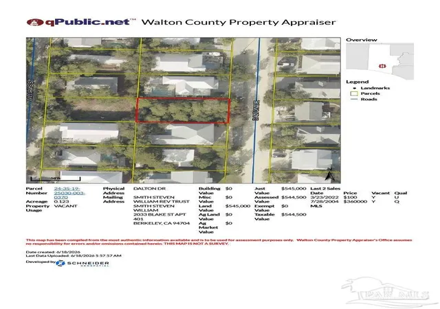 2nd image of 0 Dalton St #37, Santa Rosa Beach, FL 32459 | MLS# 684634